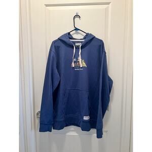 Life is Good Hoodie Dog Happy Hour - Men’s XL